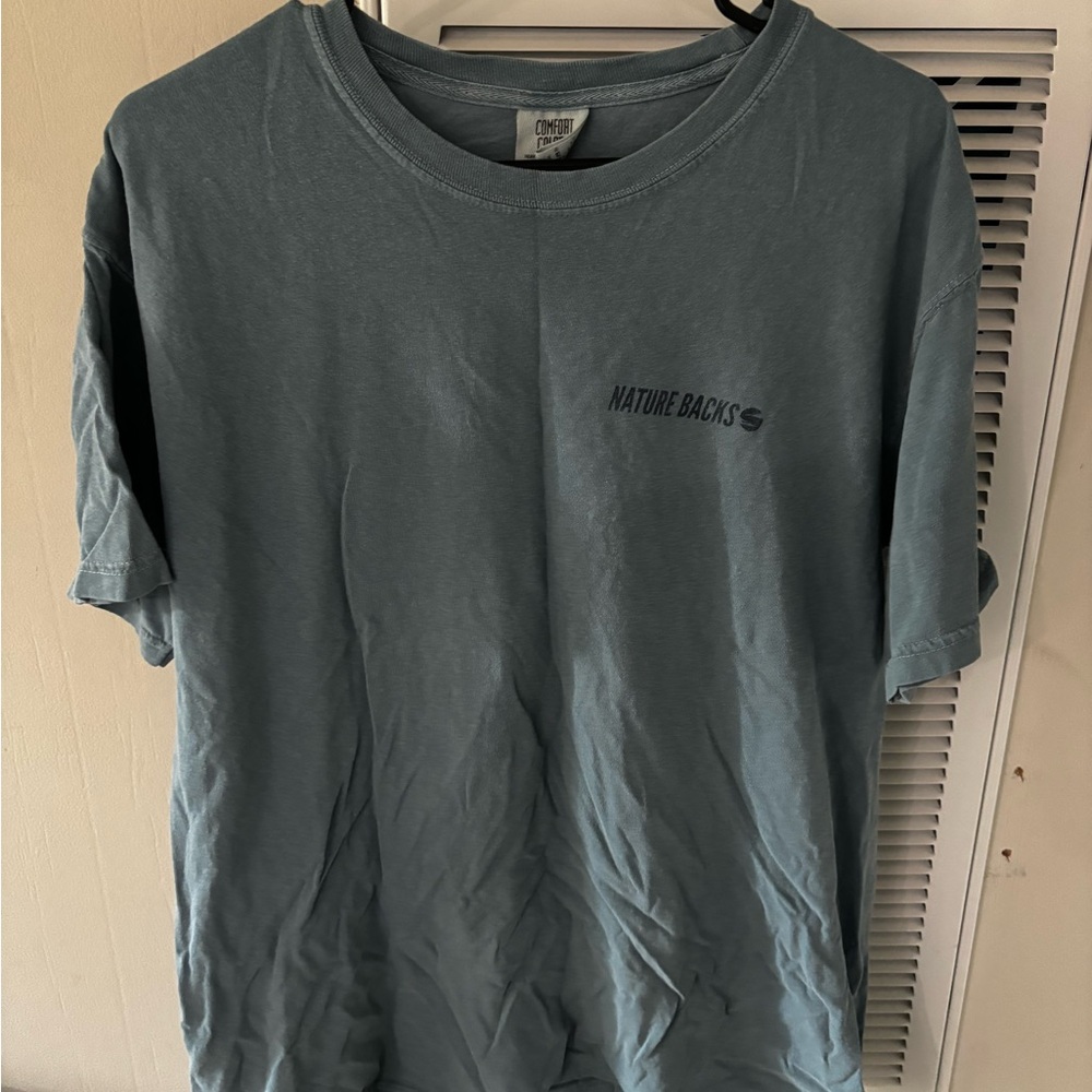 Naturebacks Comfort Colors Men's Teal Short Sleeve Tee